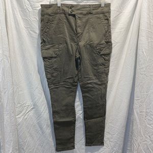 American Eagle Jeggings cargo pants army green super stretch 16 regular